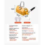 Uimoso 1320 lbs Permanent Magnetic Lifter