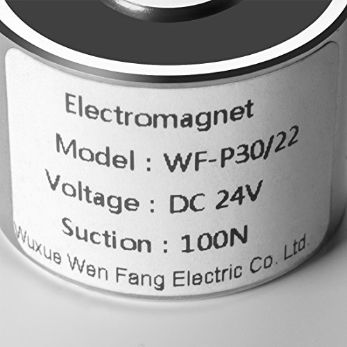 24V Electric Lifting Magnet with 100N Holding Power