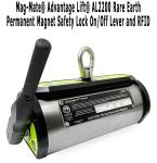 Mag-Mate® AL2200 Rare Earth Lift Magnet with Lever