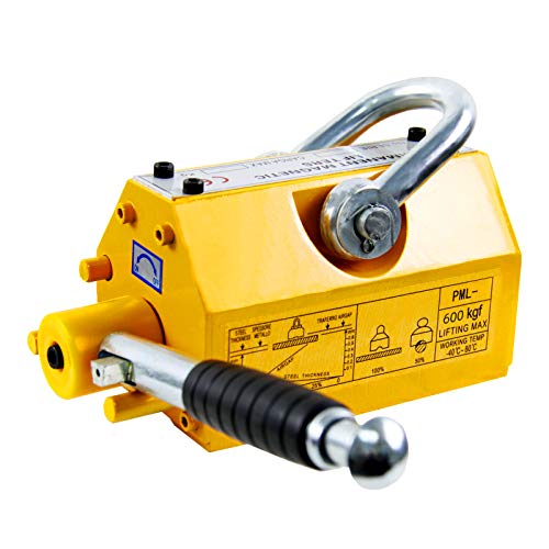 1320 Lbs Magnetic Lifter with Release for Steel