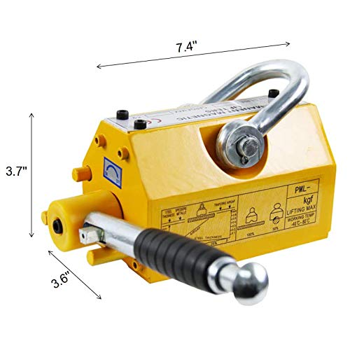 400KG Heavy Duty Steel Lifter Magnet with Handle