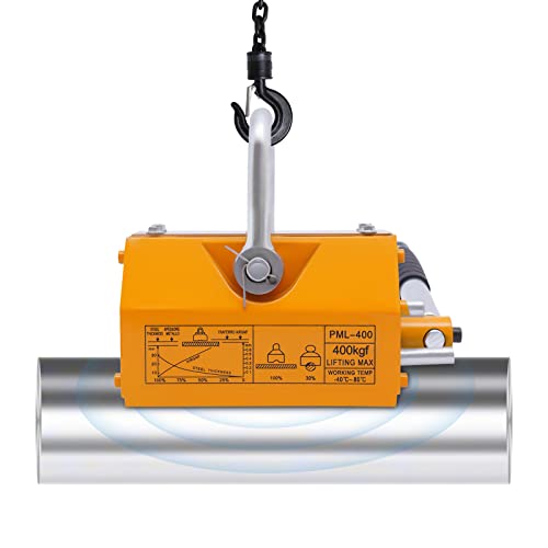 300 KG/660 LB Permanent Steel Magnetic Lifter, Yellow