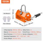 VEVOR 4400lbs Magnetic Lifter - Safety Factor 2.5