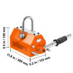 Heavy Duty Permanent Magnetic Lifters - 660 to 3300 lbs