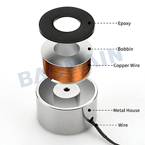 Baomain 12V Electromagnet with 1200N Lifting Force
