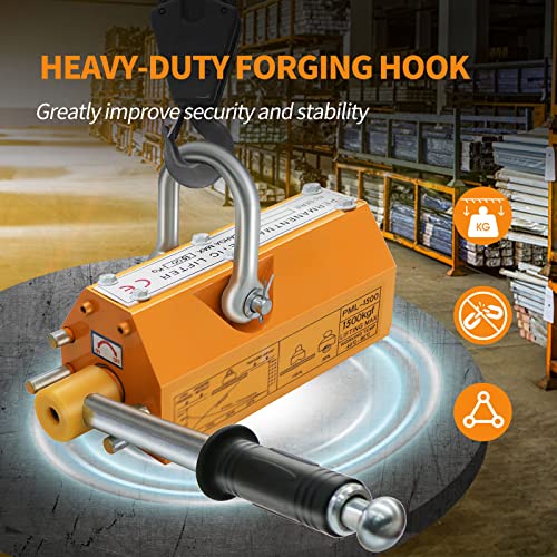 3300 Lbs Capacity Permanent Lift Magnetic Lifter