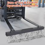 60 Inch Magnetic Sweeper for Heavy-Duty Cleanup