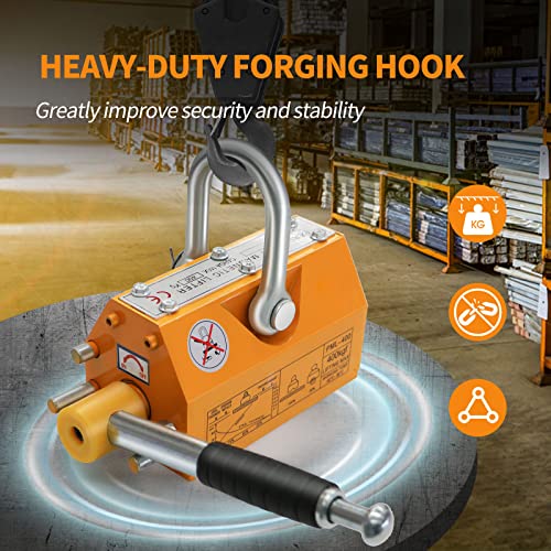 660 lbs Magnetic Lifter with Release for Hoisting