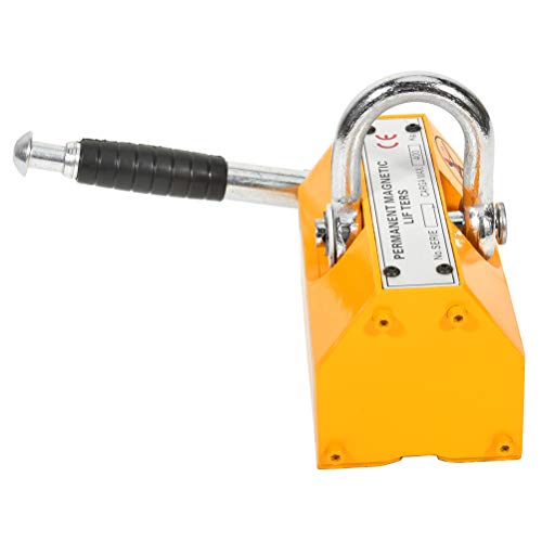 400KG Permanent Steel Magnetic Lifter Crane - Yellow