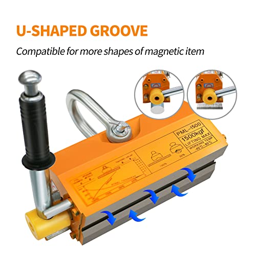3300 Lbs Capacity Permanent Lift Magnetic Lifter