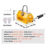 Heavy-Duty Permanent Lifting Magnet - 660 to 3300 lbs
