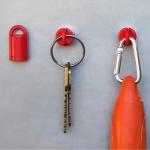 Strong Small Lift Magnet - 15lbs Capacity (3 Pack) Red