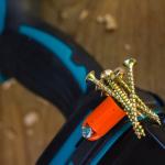 Strong Small Lift Magnet - 15lbs Capacity (3 Pack) Red