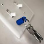 Strong Small Lift Magnet - 15lbs Capacity (3 Pack) Red