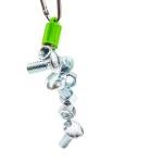 Strong Small Lift Magnet - 15lbs Capacity (3 Pack) Red