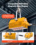 VEVOR Permanent Magnetic Lifter Lifting Magnet 2200 lbs Pulling Capacity N42
