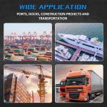 880lb/400kg Permanent Magnetic Lifter Magnet Lifting Hoist with Handle, 2.5X ...