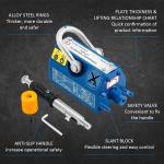 880lb/400kg Permanent Magnetic Lifter Magnet Lifting Hoist with Handle, 2.5X ...