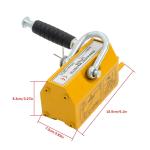 Yellow 200kg/440lbs Permanent Magnetic Lifter