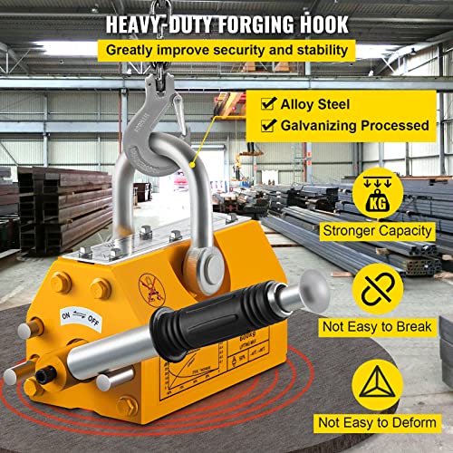 Mophorn Neodymium Steel Magnetic Lifter with 1320 lbs