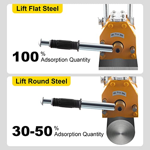 Mophorn Neodymium Steel Magnetic Lifter with 1320 lbs