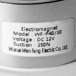12V DC Electric Lifting Magnet 250N Power