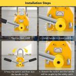 1320lb Permanent Steel Lifting Magnet