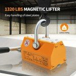 1200-Pound Permanent Lift Magnet with Release