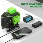 Huepar 4x360° Laser Level with Magnetic Bracket