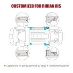 Rivian R1S/R1T Magnetic Jack Puck Set - Red