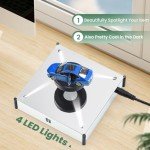 360-Degree LED Display Platform with US Plug