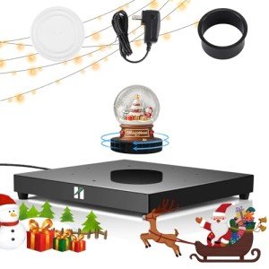 Huanyu 360° Rotating Magnetic Display Stand with LEDs