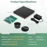 Huanyu 360° Rotating Magnetic Display Stand with LEDs