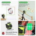 Seesii 4D Green Beam Laser Level with Magnetic Base