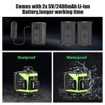 Seesii 4D Green Beam Laser Level with Magnetic Base