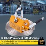 880 LB Permanent Metal Lifting Magnet for Equipment