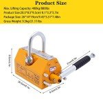 880 LB Permanent Metal Lifting Magnet for Equipment