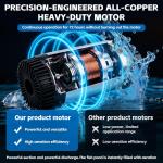 Pond Fountain Aerator 1HP 750W 110V/15000 GPH Floating Fountain Pump, 120FT Powe