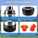 Pond Fountain Aerator 1HP 750W 110V/15000 GPH Floating Fountain Pump, 120FT Powe