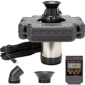 Stainless Steel Pond Fountain Aerator with Timer