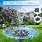 Remote Control Solar Bird Bath Fountain Pump