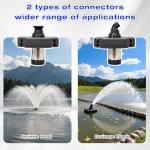 Stainless Steel Pond Fountain Aerator with Timer