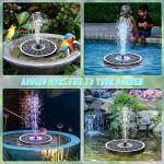 Remote Control Solar Bird Bath Fountain Pump