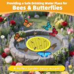 4 Pack Bee Watering Stations for Gardens and Ponds