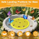 4 Pack Bee Watering Stations for Gardens and Ponds