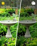 Solar Water Fountain Pump for Bird Bath & Garden