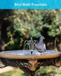 Solar Water Fountain Pump for Bird Bath & Garden