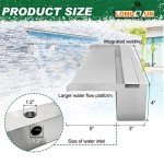 40" App-Controlled LED Waterfall Spillway Fountain
