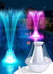 Light-Up Floating Pool Fountain - Large White