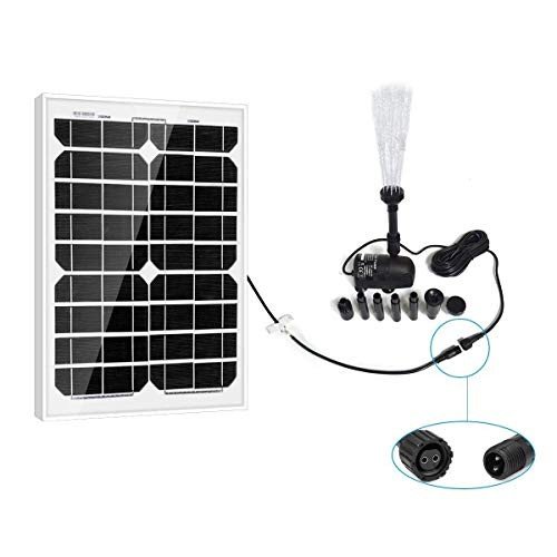 Solar Water Pump Kit with 20W Panel & Pump